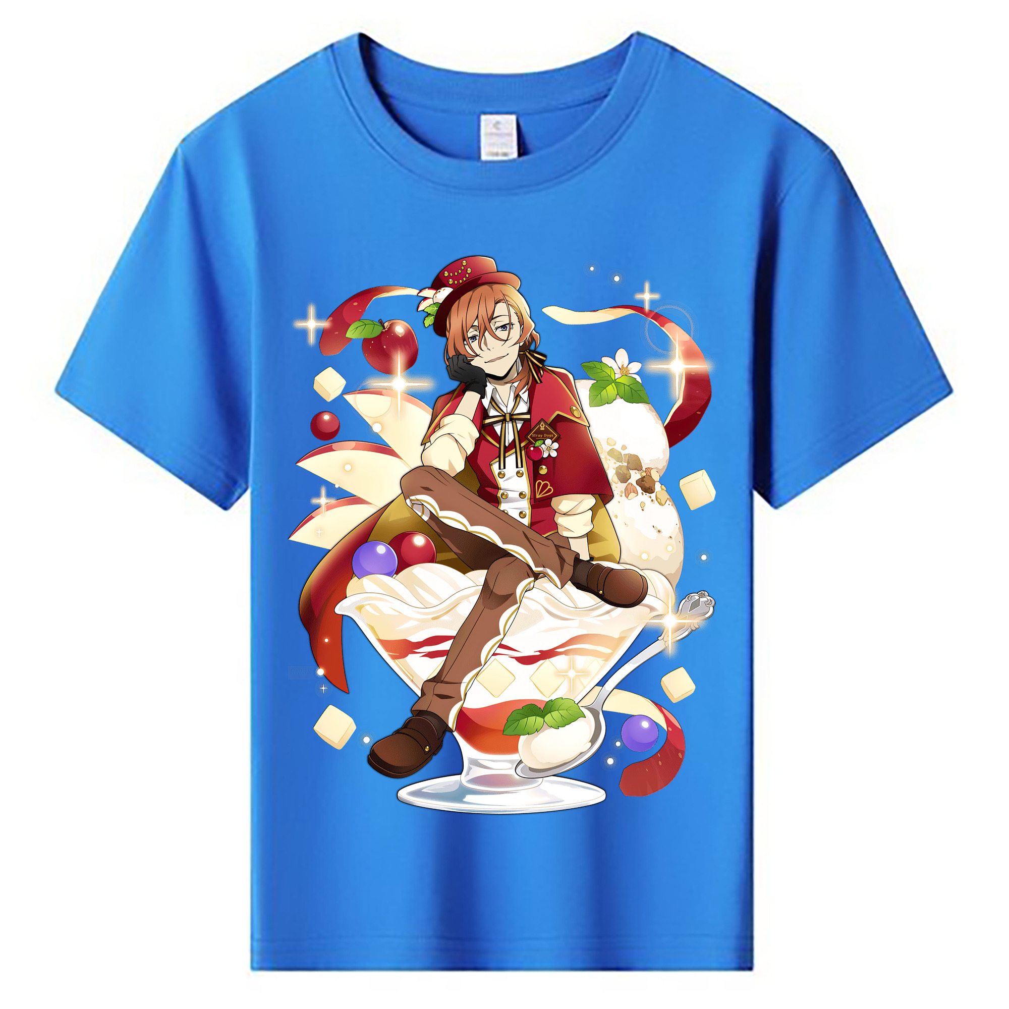 （画像用） 文豪ストレイドッグス Bungo Stray Dogs 綿100％キッズTシャツ（フロントプリント）